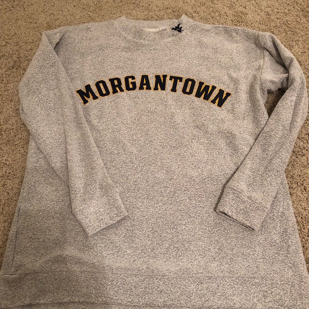VS Pink WVU Mock Neck pullover